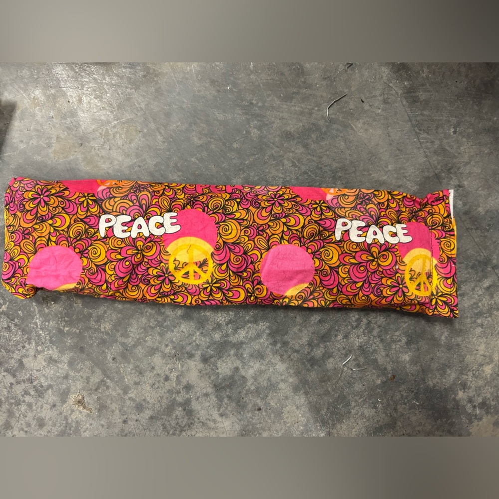 Hot cold heat pad - handmade PEACE migraines headaches pain etc diy new
